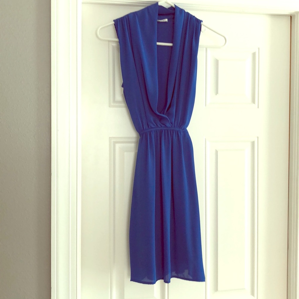 Sapphire blue shall dress